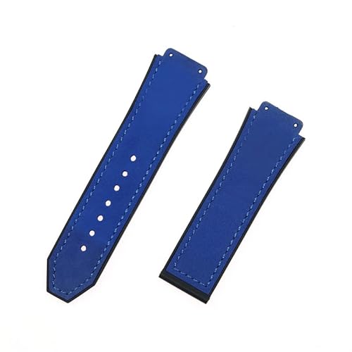 ROUHO 26 mm Nubukleder Uhrenarmband Vintage Soft Watch Belt Echtes Lederarmband für HUB-LOT B-I-G B-A-N-G Fu-sion Series-#5