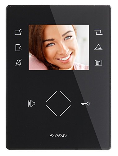 Farfisa ZH1000IPB IP/LAN SIP Videohaustelefon, 4 W, 12 V, schwarz, 124 x 32 x 168 cm