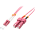 LINDY 46366 - Kabel LWL LC/SC OM4 50/125µm 20m