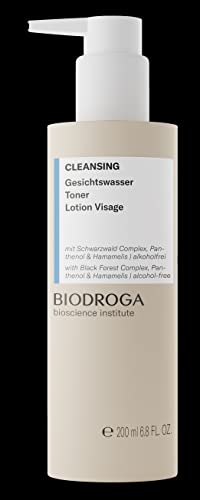 Biodroga Cleansing Gesichtswasser 200 ml – Hautpflege Cleanser Gesichtsreiniger Tonic ohne Alkohol