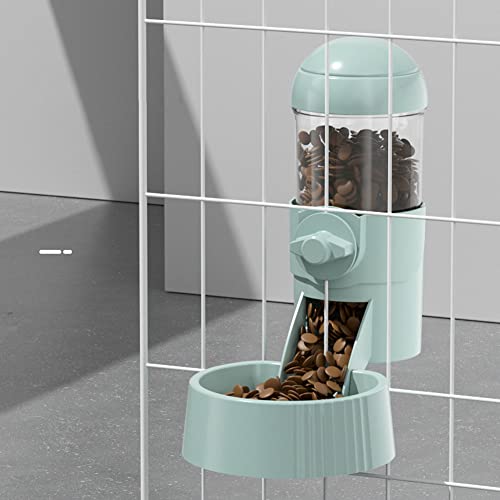 LIZHOUMIL Automatischer Wasserspender zum Aufhängen für Katzen, große Kapazität, nicht nasser Mund für Welpen, Katzen, Kaninchen, Haustierfütterung, blau