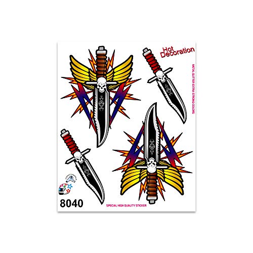 Quattroerre 8040 Sticker Pugni, 14 x 16 cm