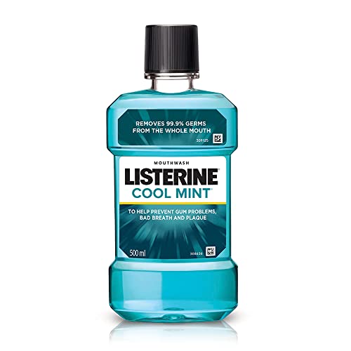 Listerine Cool mint Mundspülung 500ml, 6er Vorteilspack (6x 500ml)