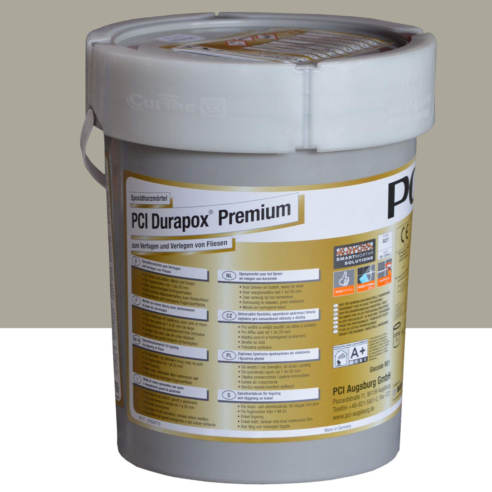 PCI Durapox Premium Reaktionsharz-Mörtel (5 kg, Sandgrau)