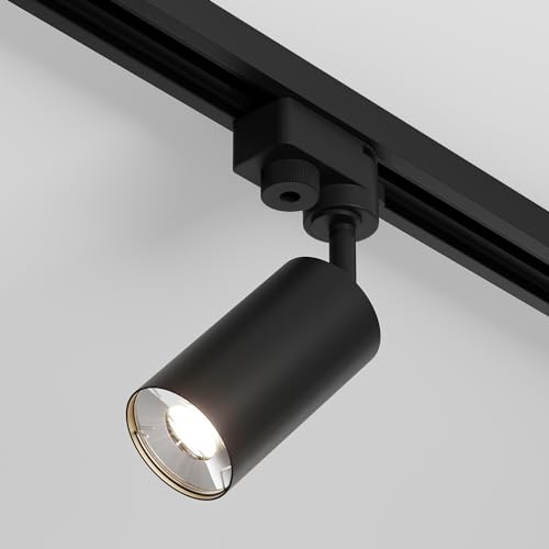 Maytoni Strahler für Schienensysteme, 1-Phasen Track Lighting, Schwarz, 355 Grad verstellbar, aus Aluminum, für 1xGU10 bis 50W exkl.