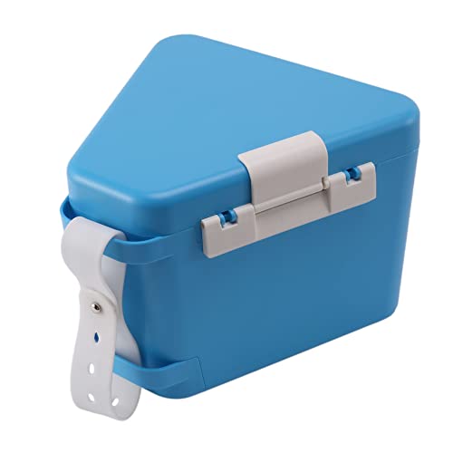 Sujhyrty Block Spielzeug Aufbewahrungsbox Tragbare Aufbewahrungsbox Kinder Spielzeug Aufbewahrungsbox mit Kleinteilchen Grundplatte HellgrüN