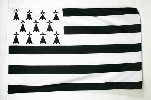 AZ FLAG Flagge Bretagne 250x150cm - Bretagne Fahne 150 x 250 cm - flaggen Top Qualität