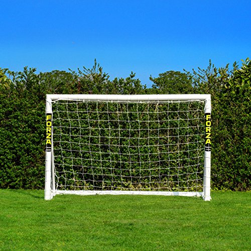 Net World Sports Forza 1,8m x 1,2m Fußballtor - Dieses Tor kann das ganze Jahr über bei jedem Wetter draußen gelassen Werden (Tor nur)