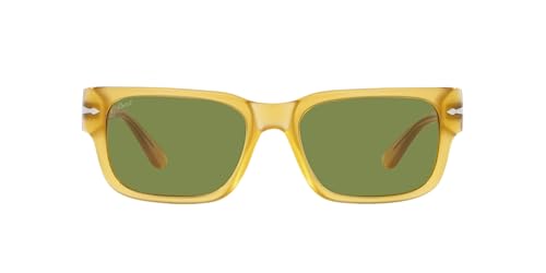 Persol Sonnenbrille PO3315S 204/4E Herren Farbe Gelb Glas Grün Größe 55 mm