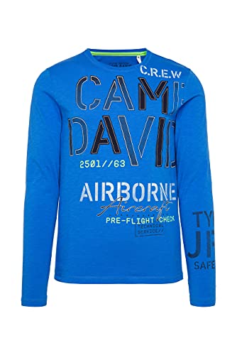 Camp David Herren Shirt blau L