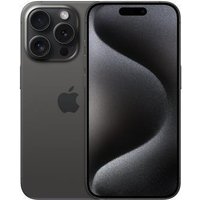 Apple iPhone 15 Pro - 5G Smartphone - Dual-SIM / Interner Speicher 128GB - OLED-Display - 6,1 - 2556 x 1179 Pixel (120 Hz) - Triple-Kamera 48 MP, 12 MP, 12 MP - front camera 12 MP - schwarzes Titan (MTUV3ZD/A)