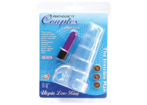 TOPCO Penthouse Couples Collection Utopia Love Ring, The Invisible Man, 1er Pack (1 x 1 Stück)
