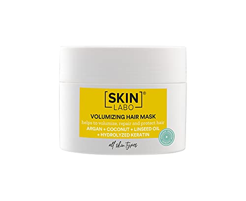 SkinLabo - Maschera Capelli Volumizzante. Trattamento ristrutturante nutriente, dona lumiosità e vitalità ai capelli. 200 ml.