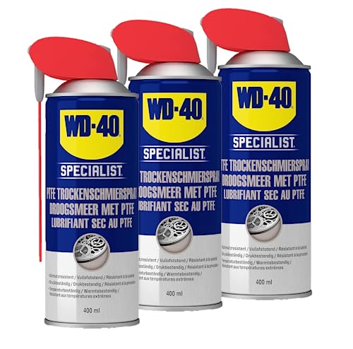 WD-40 Specialist PTFE Trockenschmierspray Smart Straw 3x400ml | PTFE Spray