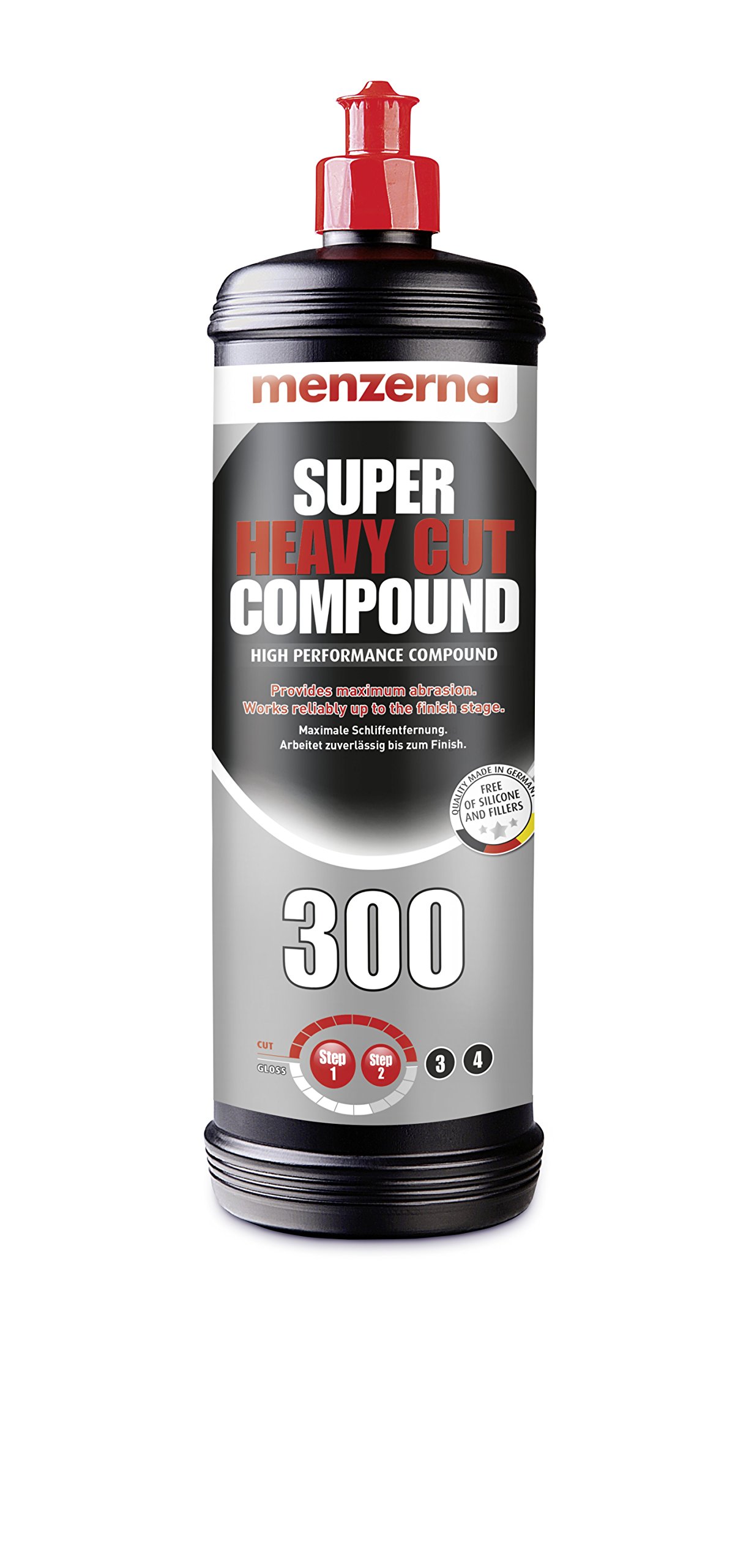 Menzerna Super Heavy Cut 300 Rubbing Compound Schleifpaste 1,0 L