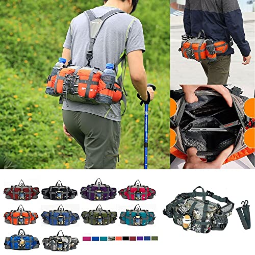 YANGYANGDA Ultraleichte, multifunktionale Outdoor-Hüfttasche für Erwachsene, zum Wandern und Bergsteigen, B
