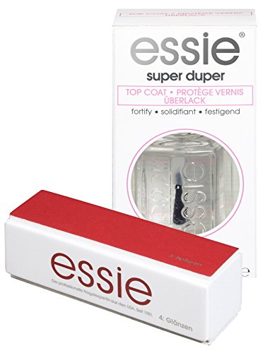 Essie Nagelpflege Überlack super duper inklusive Nagelfeile, 1 Stück