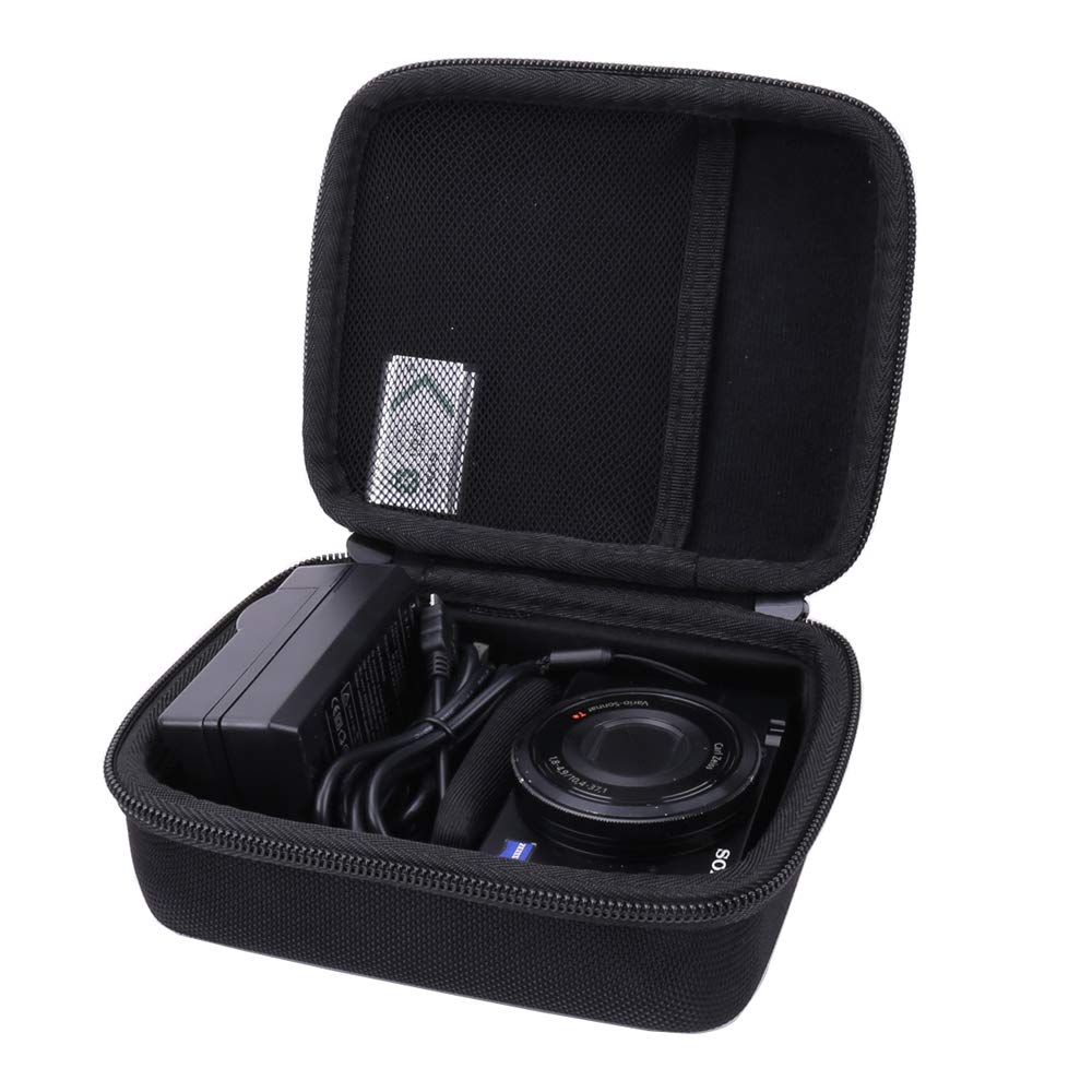 Aenllosi Hart Tasche Hülle für Sony DSC-RX100 I II III IV V VI VII Digitalkamera und Netzadapter (nur Tasche)