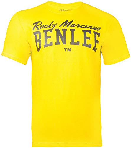 BENLEE Herren T-Shirt Normale Passform Logo Warm Yellow XXXL
