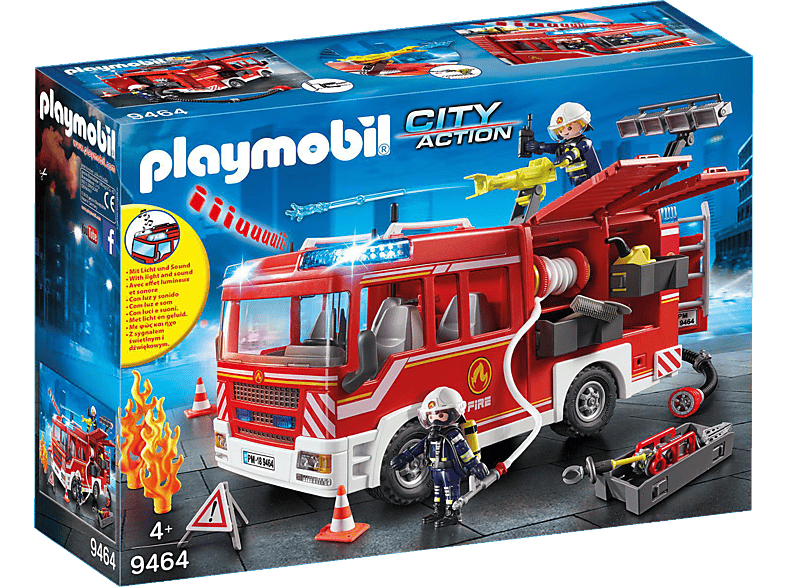 PLAYMOBIL 9464 Feuerwehr-Rüstfahrzeug Spielset, Mehrfarbig