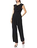 Sisley Women's Overall 4WVM581A7 Suit Pants, Nero 100, 38
