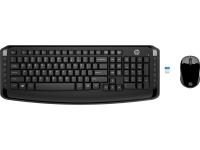HP 300 Wireless Tastatur-und-Maus-Set schwarz
