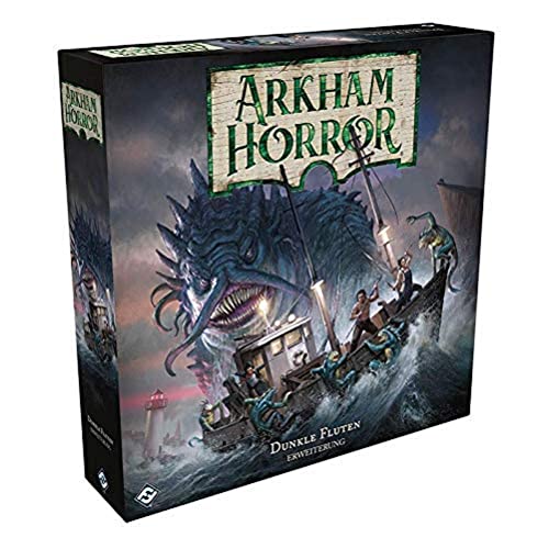 Asmodee Arkham Horror 3. Edition - Dunkle Fluten Erweiterung, Brettspiel, Deckbau, Deutsch