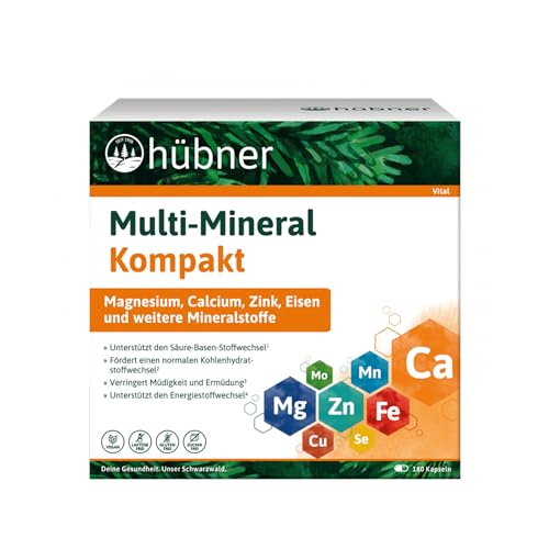 hübner - Basis Balance Mineralstoffe Pur - Kapseln - 180 Stück -