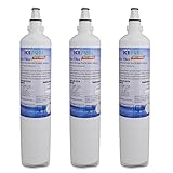 3 Pack LG LT600P 6 month 300 Gallon Capacity Replacement Refrigerator Water Filter RFC1000A