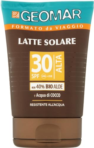 Geomar Sonnenmilch LSF 30 hoch mit Bio-Aloe und Kokoswasser - Reisegröße 100 ml