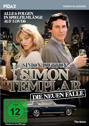 Simon Templar - Die neuen Fälle / Alle 6 Folgen in Spielfilmlänge (Pidax Serien-Klassiker) [3 DVDs]