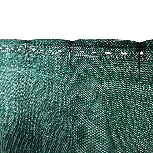 Gartenzaun Sichtschutznetz 1,8 x 35 m - dunkelgrün - Zaunblende Schattiernetz Tennisblende
