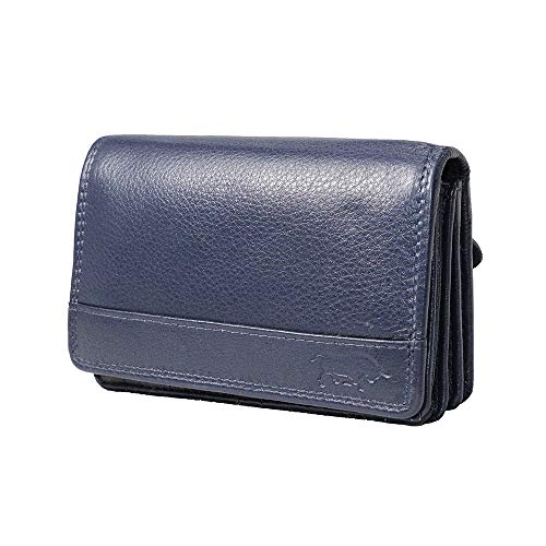 Arrigo Unisex-Erwachsene Brieftasche Geldbörse, Blau (Donkerblauw), 3x8.5x12.5 cm