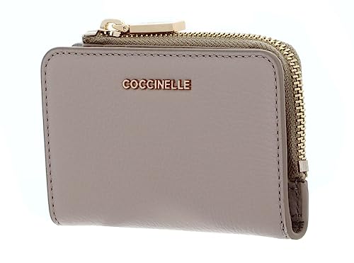 Coccinelle Metallic Soft Credit Card Holder Powder Pink