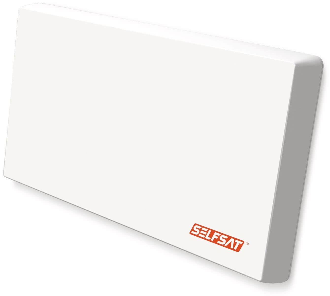 Selfsat H22D4 Flachantenne mit Austauschbaren Quad LNB Weiß