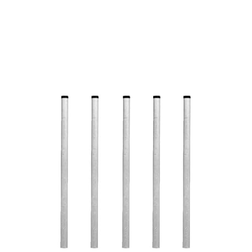 TMS PRO SHOP BIGPACK 5 x Rohrpfosten zum Einbetonieren, Ø 6 cm, Länge 2,5 m, aus Stahl, Art.-Nr. 610390