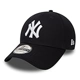 New Era Herren Baseball Cap Mütze M/LB Basic NY Yankees 39Thirty Stretch Back,Navy/White, L/XL