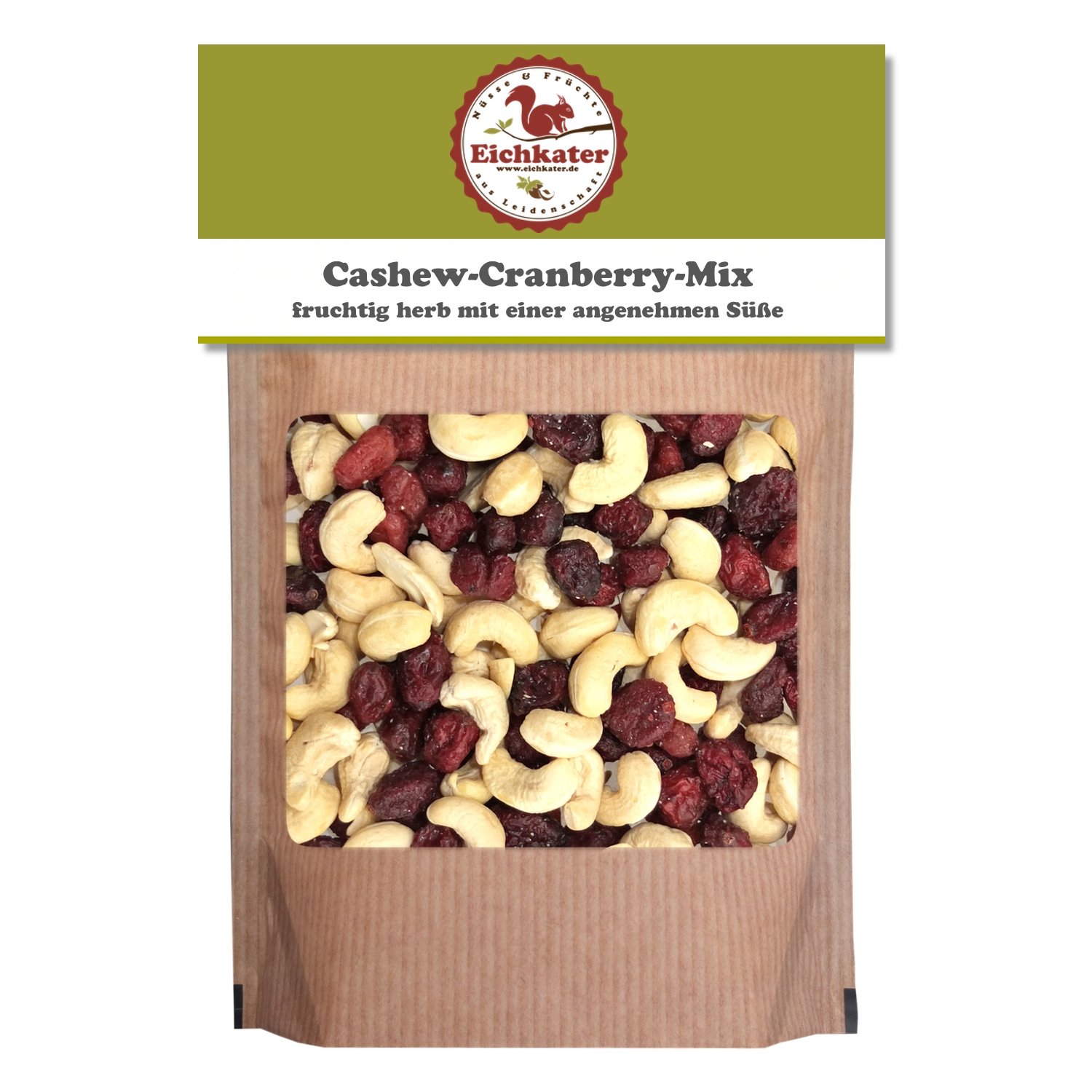 Eichkater Cashew-Cranberry-Mix 4er Pack (4x750 g)