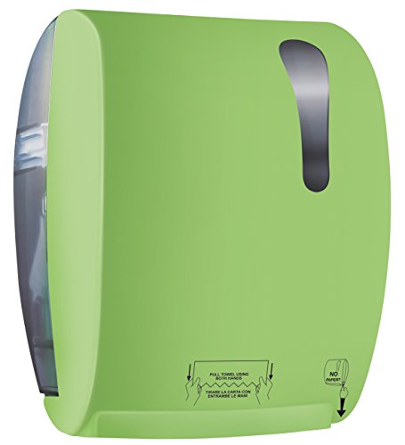Mar Plast A78050VE Easypaper automatischer, Soft Touch Grün/durchsichtig, 405 x 224 x 320mm