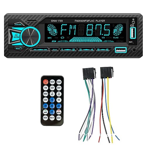 Comphic Autoradio Bluetooth 4 Kanäle 60 W MP3-Player Auto Autoradio aus Kunststoff Plug-in U Disk mit AI-Sprachfunktion Intelligente für Auto