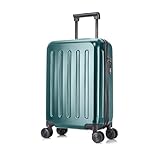 interGo Hartschalenkoffer Reisekoffer Handgepäckkoffer Taschen Gepäck Kabinengepäck Trolley Rollkoffer 4 Rollen (M-L-XL-Set)