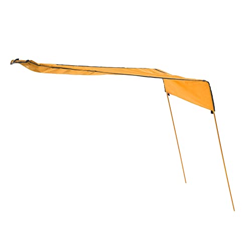 Raqz Kajak-Sonnenschutz-Markise, Sonnenschutz-Kajak-Sonnenschutz-Überdachung, Korrosionsbeständig für Kanus (Orange)