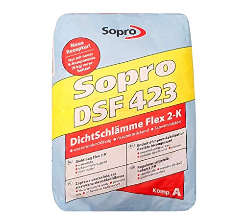 DSF® 2-K DichtSchlämme Flex 2-K DSF 423 Sack 24 KG (Pulverkomponente A)
