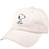 Concept One Unisex-Erwachsene Peanuts Snoopy Baseball Hat, Adjustable Dad Hat Papa-Hut, Natur, Einheitsgröße