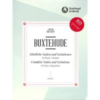 Sämtliche Suiten und Variationen für Klavier (Cembalo) praktische - Ausgabe - Breitkopf Urtext (EB 8077)