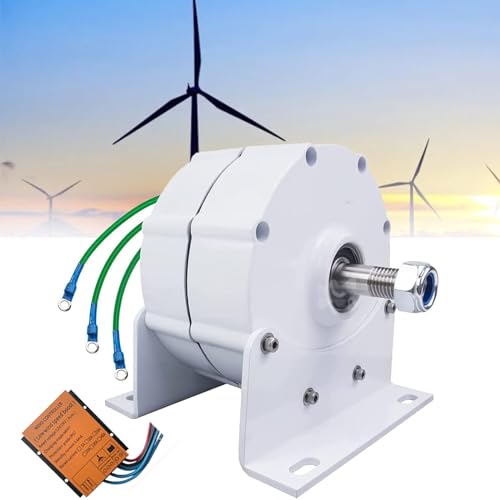 DPQYJPP Permanentmagnetgenerator 3000W-10000W 12V 24V 48V Elektrischer 3-Phasen Wechselstromgenerator Industrie Lichtmaschine, für Windwasserturbine Dieselmotor,10000W-12V