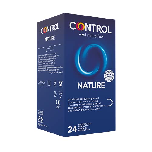 CONTROL NATURE Elastische Naturlatex-Kondome - 24 Stück.