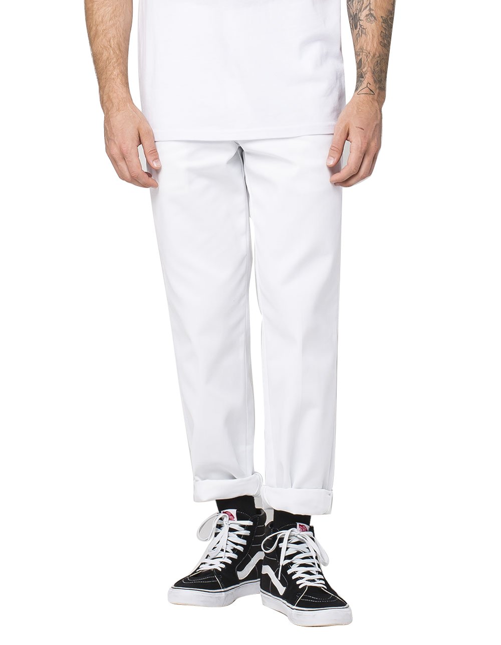 Dickies Herren Sporthose Streetwear Male Pants Original Work, Weiß (White Wh), 36W / 32L