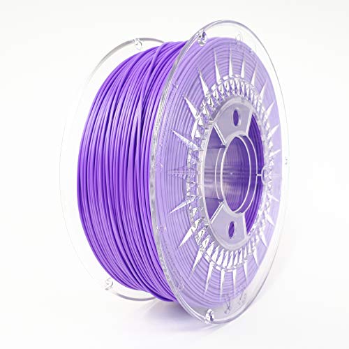 PETG – Violet - violett 1kg | Devil Design | 1.75mm | 3D Druck Filament | für Anfänger und Fortgeschrittene | Top Haftung | wenig Stringing | leicht zu drucken | verzugsarm und geruchslos
