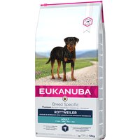 Eukanuba Premium Hundefutter für Rottweiler, Trockenfutter mit Huhn (1 x 12 kg)